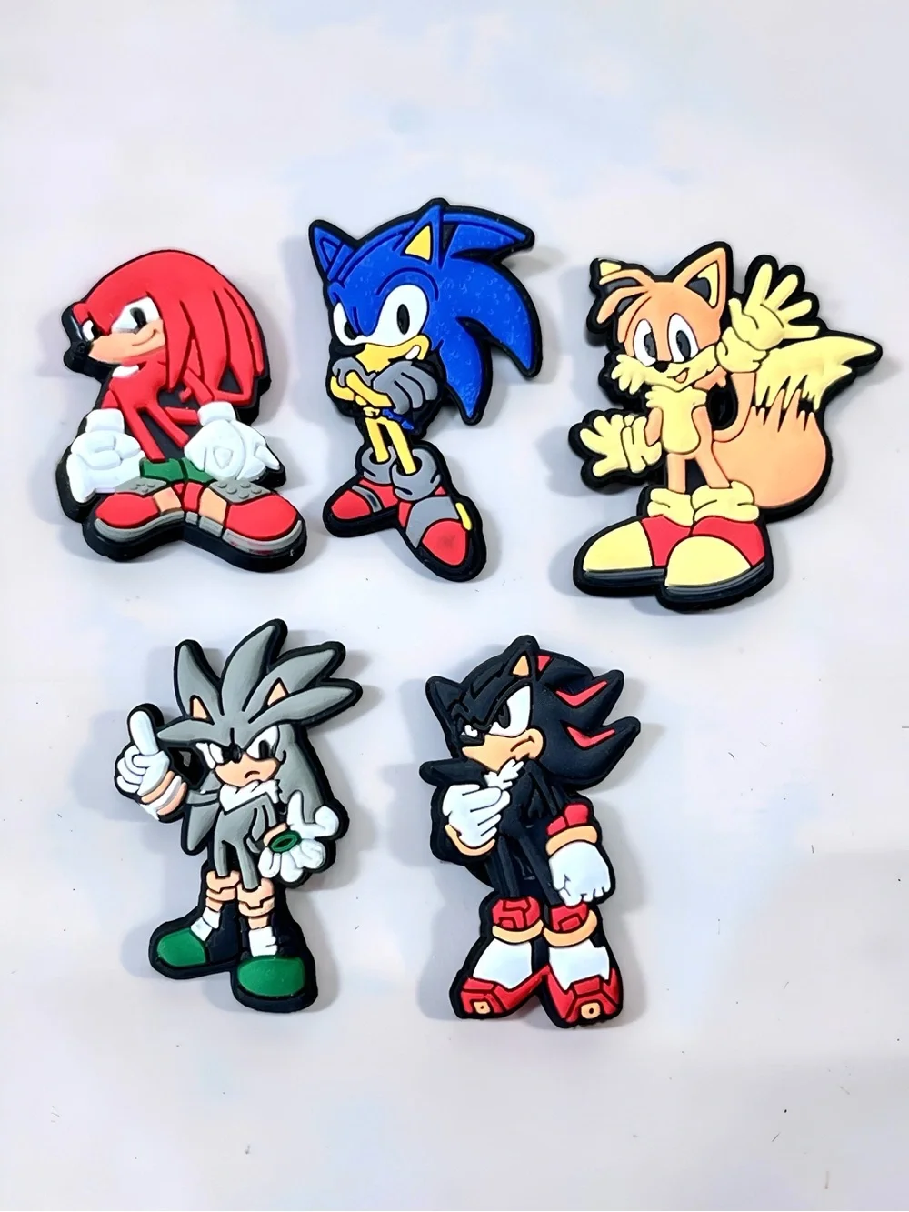 Sonic the Hedgehog Croc Shoe Charms Bundle Set of 5